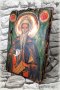 продадена!Икона на свети Иван Рилски Чудотворец 30/21 см, снимка 3