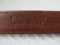 Нов италиански колан от естествена кожа, 126 см, снимка 4