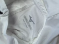НОВО Mizuno Дамско Яке с Качулка Размер S Бяло Олекотено Ветровка, снимка 8