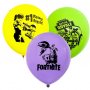Fortnite Фортнайт шарени обикновен надуваем латекс латексов балон парти балони, снимка 3