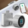  Bluetooth Биометрична ключалка за шкаф с пръстови отпечатъци eLinkSmar, снимка 1