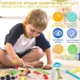 Montessori Детски куфар с 52 части - инструменти и животни за сглобяване от дърво, снимка 3