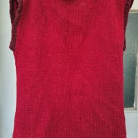 Продавам домашен вълнен елек  пуловер  Унисекс , снимка 3 - Елеци - 42280297