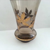 Ретро ваза с позлата, снимка 1 - Антикварни и старинни предмети - 30149607