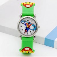 Супер Марио Super Mario силиконова верижка детски ръчен часовник , снимка 9 - Детски - 26214601
