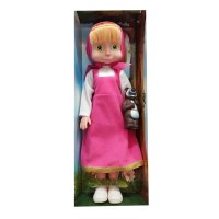 4086 Голяма кукла Маша и Мечокът с мелодия, 40 см, снимка 2 - Кукли - 42344171
