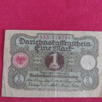 Райх банкнота 1 марка 1920г. Германия перфектна за колекция 28202, снимка 1 - Нумизматика и бонистика - 37144548