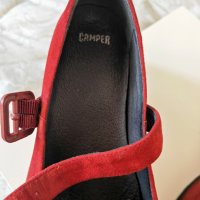 Червени обувки Camper, номер 36, снимка 5 - Дамски обувки на ток - 42769969
