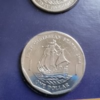 Източни Кариби. 1, 5,10,25, 50 цента. 1 долар. 6 бройки., снимка 8 - Нумизматика и бонистика - 44214437