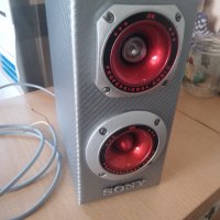 Тонколона ръчна изработка с 2 броя пищялки 50W (RMS) с филтър и облицовка с карбон и емблема , снимка 1 - Тонколони - 38084861