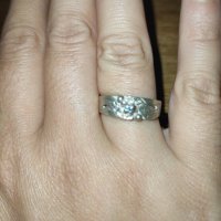 Стар сребърен пръстен (17), снимка 2 - Пръстени - 37745004