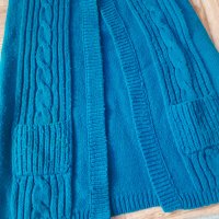 Детска синьо зелена жилетка , снимка 4 - Детски пуловери и жилетки - 42284173