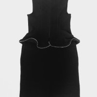 Черна рокля LUCY, размер М, снимка 4 - Рокли - 42765409
