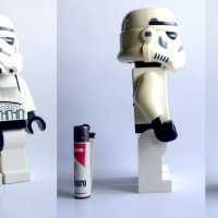 Голяма Лего Star Wars 2012 Play Visions Lego LED Torch Stormtrooper, снимка 4 - Колекции - 42672278