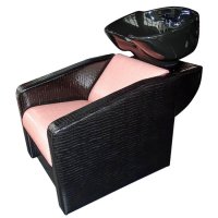 Комплект измивна колона и фризьорски стол в Розово и Черно, снимка 2 - Друго оборудване - 32136747