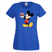 Дамска тениска Mickey Mouse KIA .Подарък,Изненада,, снимка 2 - Тениски - 36528702
