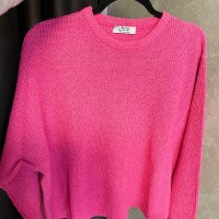 Плетена блуза BERSHKA , снимка 1 - Блузи с дълъг ръкав и пуловери - 39875556