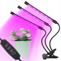 UV лампа за отглеждане на растения с 3 гъвкави крака – 40W, снимка 5 - Други - 39035051