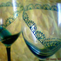 Чаши за шампанско, снимка 1 - Декорация за дома - 38731199