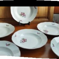 Стар български порцелан чинии , снимка 7 - Антикварни и старинни предмети - 36912250