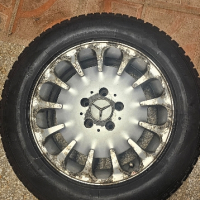 4 зимни гуми Tigar на джанти за Мерцедес  W211, снимка 4 - Гуми и джанти - 44756050