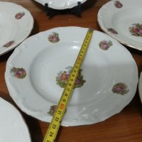 Стар български порцелан чинии , снимка 4 - Антикварни и старинни предмети - 39896764