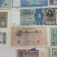 Немски банкноти от 1908г-1923г , снимка 3 - Нумизматика и бонистика - 29820152