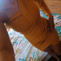 Жълта рокля , снимка 2 - Рокли - 37414119