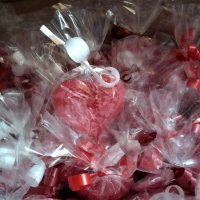 Ароматни глицеринови сапунчета за Свети Валентин, снимка 2 - Романтични подаръци - 31573742