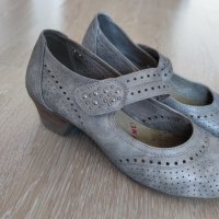 Дамски обувки от естествена кожа, тип скарпини, номер 37 , снимка 1 - Дамски ежедневни обувки - 44446874