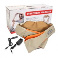 Шиацу масажор 3D с 16 масажни глави за Врат и Гръб и ръкохватки, снимка 4 - Масажори - 34170406