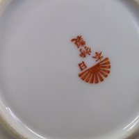 Японски сервиз фин костен порцелан с гейша, снимка 10 - Сервизи - 34419689