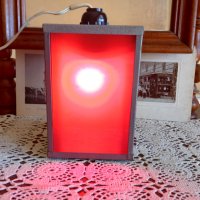 Колекционерска Фотографска лампа, червена светлина, за проявяване, снимка 2 - Други ценни предмети - 38096630