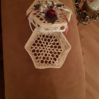 Плетена украсена ретро кутийка за съхраняване на дребни предмети , снимка 1 - Декорация за дома - 35085616