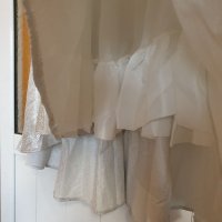 Дамска официална рокля в бял сребрист цвят , снимка 6 - Рокли - 40064751