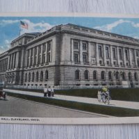 Стара пощенска картичка "The city Hall",  Кливланд, САЩ 1930г., снимка 3 - Филателия - 32064632