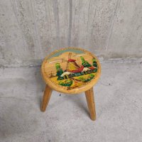 Трикрако столче в стил Рустик, снимка 3 - Столове - 38837091