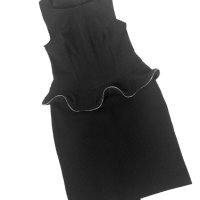 Черна рокля LUCY, размер М, снимка 3 - Рокли - 42765409