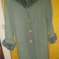 Зелено палто, снимка 3 - Якета - 39538406