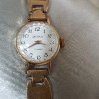 Позлатен дамски руски механичен часовник "Чайка", снимка 2 - Антикварни и старинни предмети - 31180232
