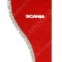 Комплект от 3 части декоративни пердета за Скания Scania , ЧЕРВЕНИ , снимка 2 - Аксесоари и консумативи - 35451696