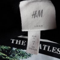 суичър с качулка (hoodie) на група Beatles. H & M, снимка 4 - Суичъри - 38011025