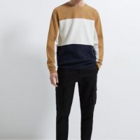 Мъжки памучен пуловер ZARA, размер L, суитчър, снимка 3 - Суичъри - 31737026