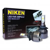 NIKEN LED крушки Н3, 12V-24V, оригинални, снимка 1 - Аксесоари и консумативи - 38359699