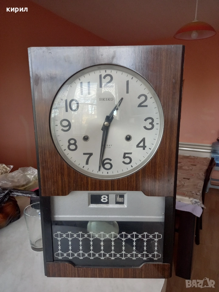стененчасовник сейко, снимка 1