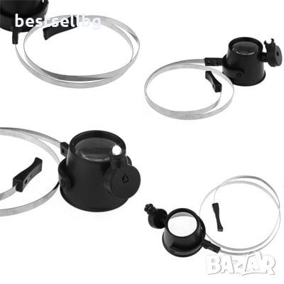 Часовникарска увеличителна лупа за око голямо увеличение 15Х за бижута, снимка 1