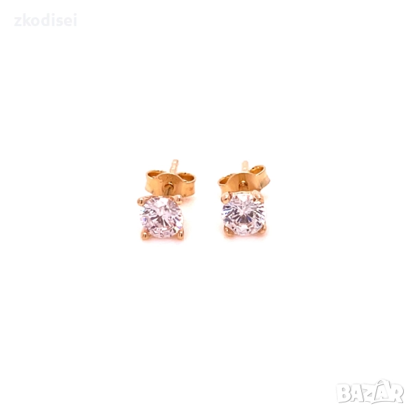 Златни обеци 1,22гр. 14кр. проба:585 модел:34499-2, снимка 1