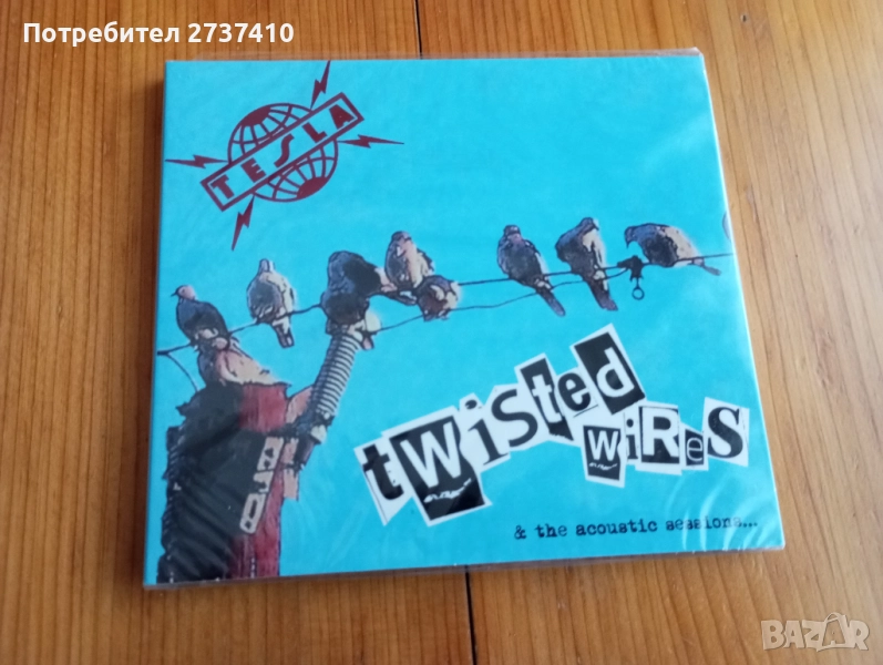 TESLA - TWISTED WIRES & ACOUSTIC SESSIONS 12лв оригинален диск, снимка 1
