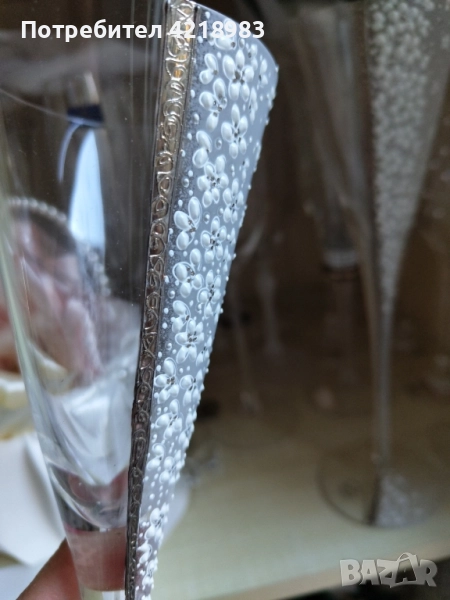 Сватбени чаши - НАМАЛЕНИ ЦЕНИ, снимка 1