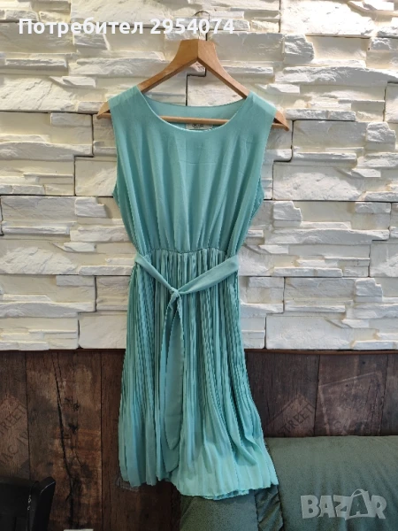 дамска рокля цвят мента м -20лв, снимка 1